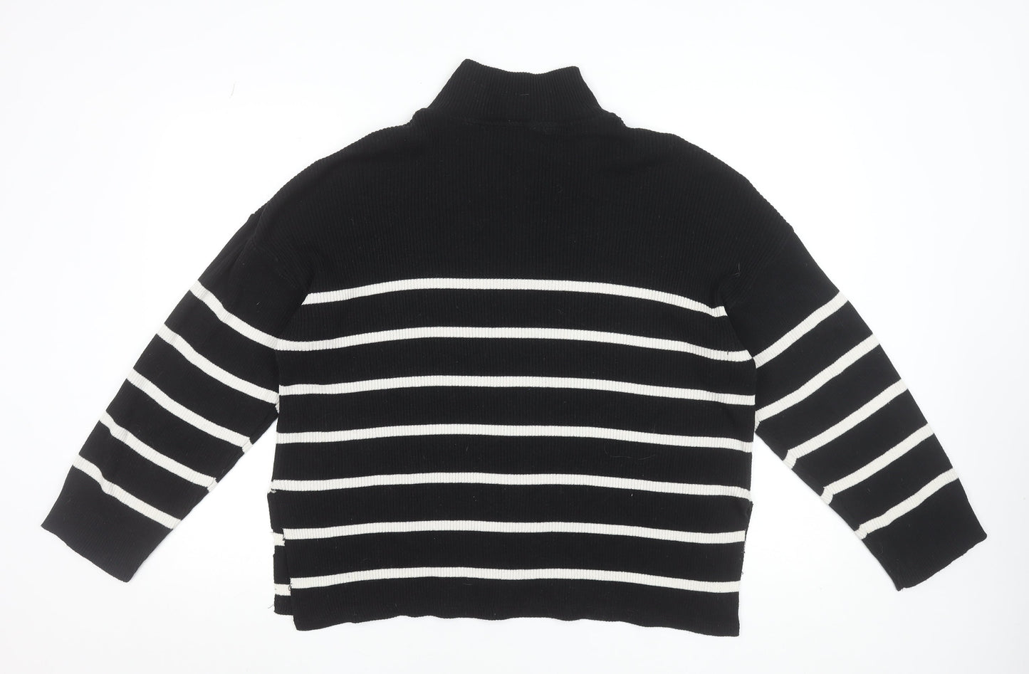 Womens UK Size 12 Stradivarius Black Pullover Jumper
