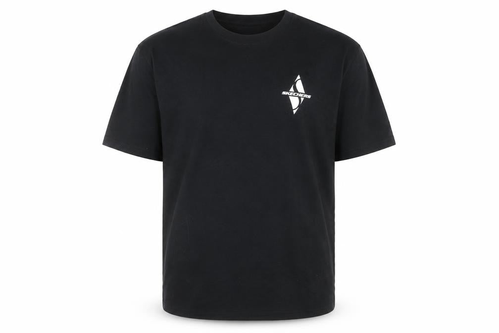 Mens UK Size 2XL Skechers Black  T-Shirt