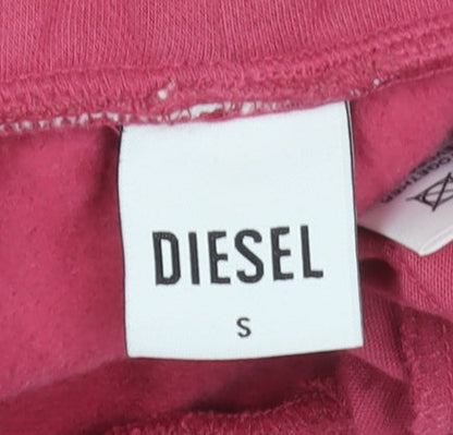 Womens UK Size S Diesel Regular Fit Jogger Pink Trousers
