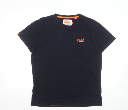 Superdry Men's Black XL Vintage Logo Crew Neck T-Shirt