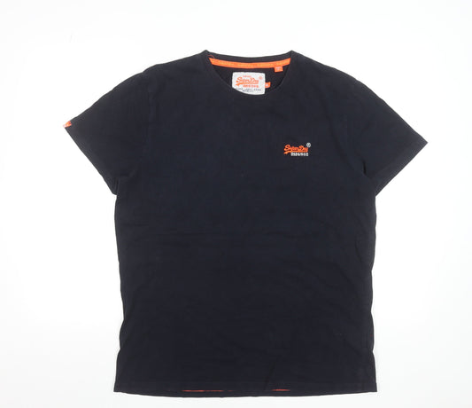 Superdry Men's Black XL Vintage Logo Crew Neck T-Shirt