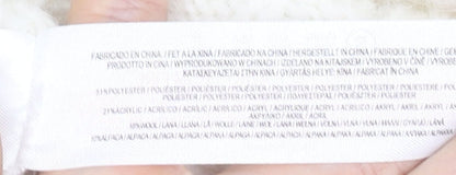 Primark Women Ivory Chunky Knit Pullover Jumper Size S Rita Ora