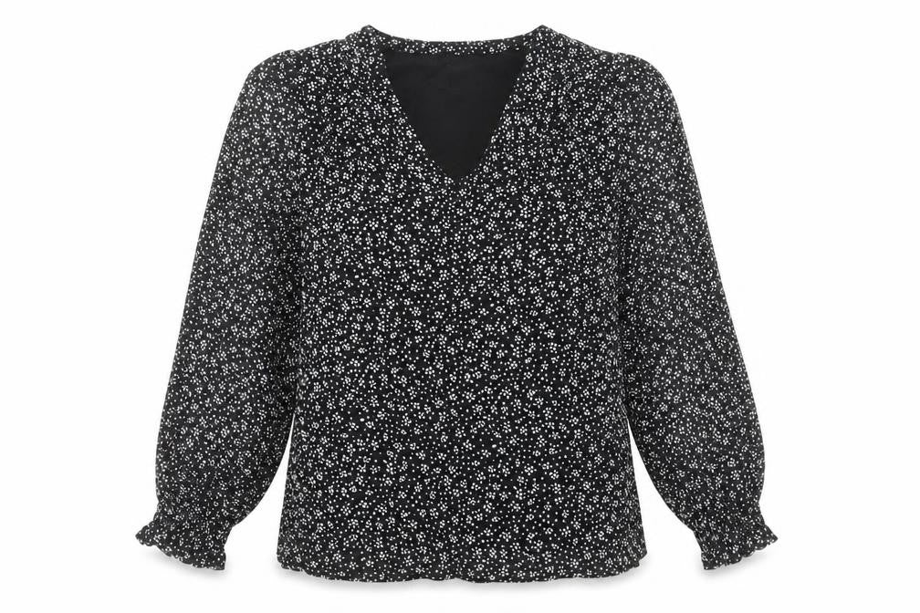 Womens UK Size 14 VILA Black Basic Blouse