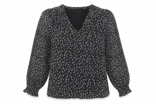 Womens UK Size 14 VILA Black Basic Blouse