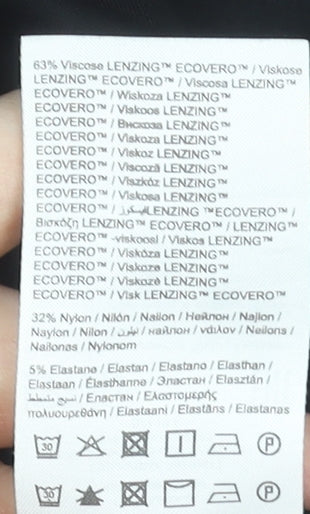 ONLY Blue Denim Women’s Black Tapered Trousers XL Viscose Blend