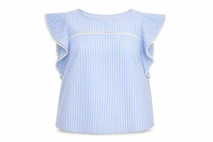 Womens UK Size 16 Dunnes Blue Basic Blouse