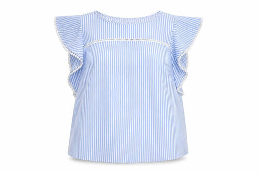 Womens UK Size 16 Dunnes Blue Basic Blouse