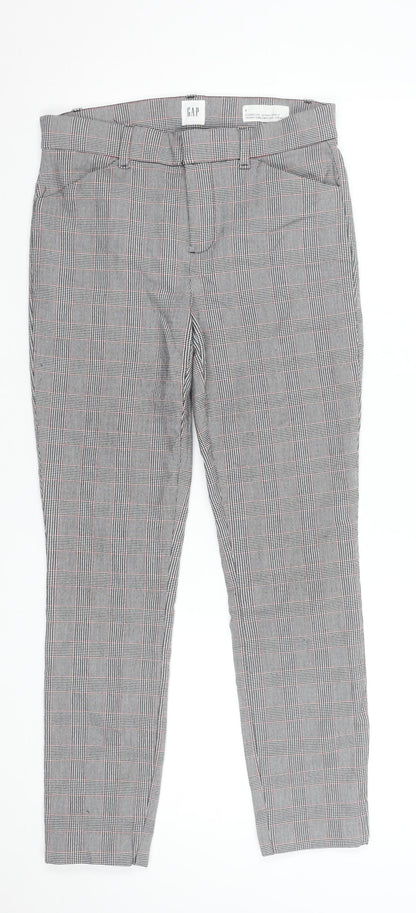 Womens UK Size 6 Gap Slim Fit Ankle Grey Trousers