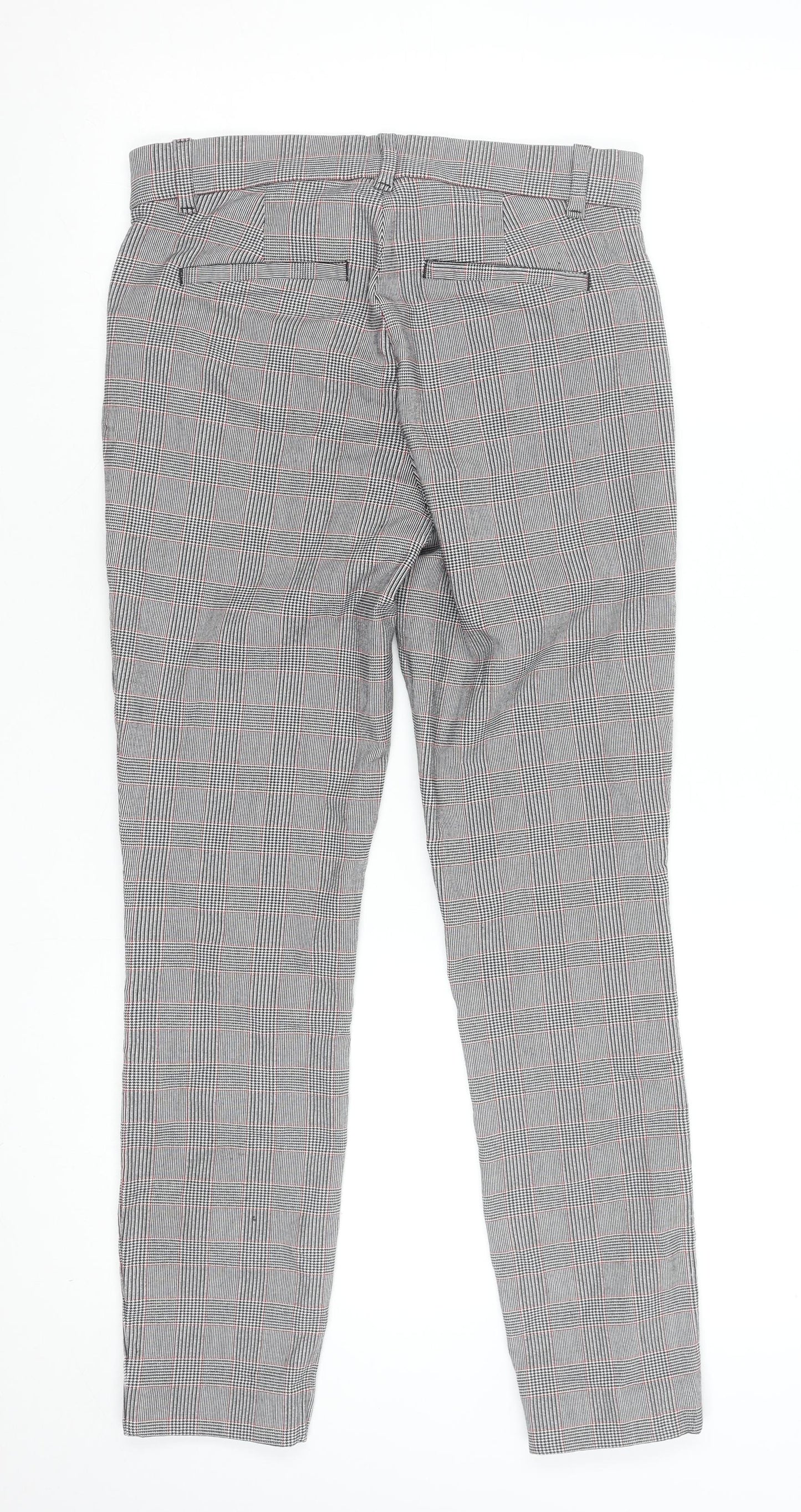 Womens UK Size 6 Gap Slim Fit Ankle Grey Trousers