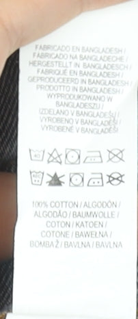 Primark Women’s Blue Denim Jacket Size 12 Classic Casual Buttoned