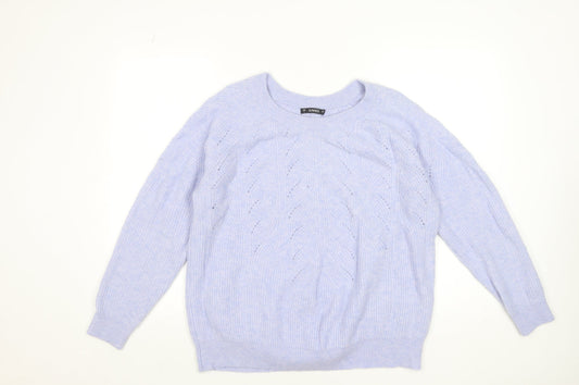Womens UK Size L Dunnes Stores Purple Pullover Jumper
