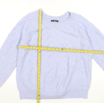 Womens UK Size L Dunnes Stores Purple Pullover Jumper