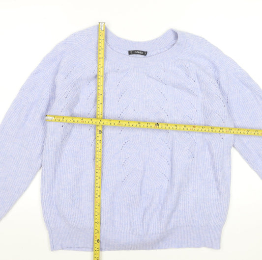 Womens UK Size L Dunnes Stores Purple Pullover Jumper