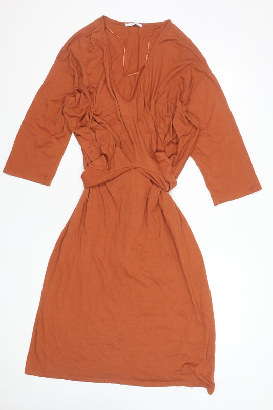 Womens UK Size L Zara Wrap Dress