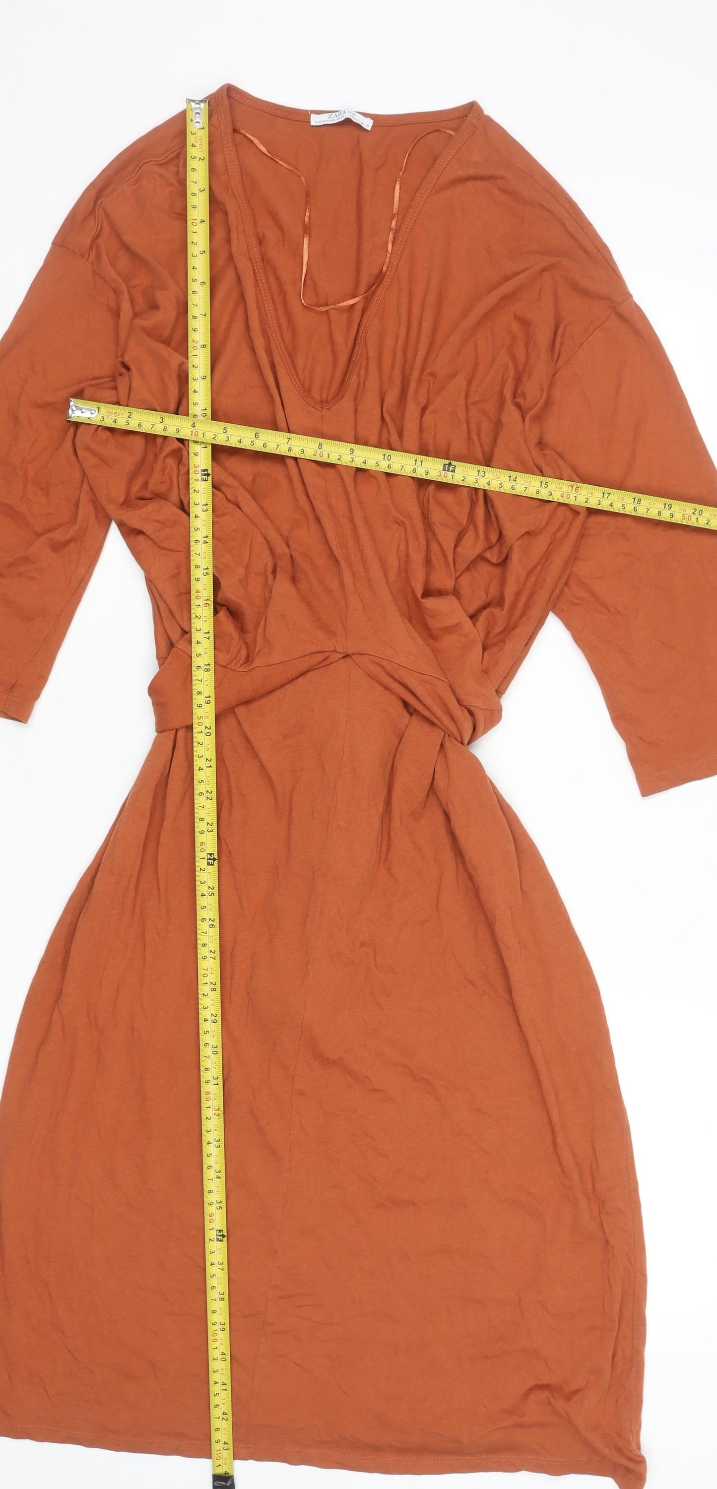 Womens UK Size L Zara Wrap Dress
