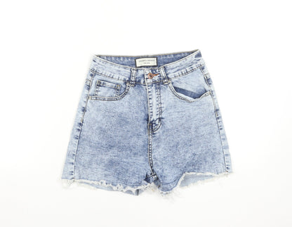 Womens UK Size 6 Colorful Premium Regular Fit Cut-Off Shorts