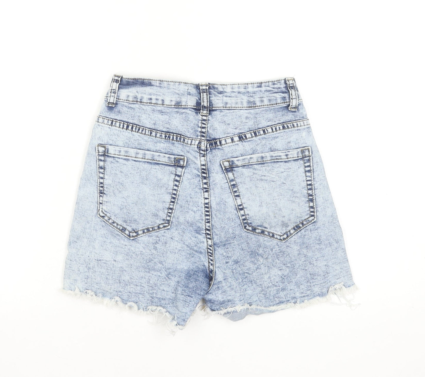Womens UK Size 6 Colorful Premium Regular Fit Cut-Off Shorts