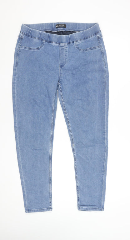 Avenue Womens Blue Size 18 Jegging Jeans Stretch Slim Fit