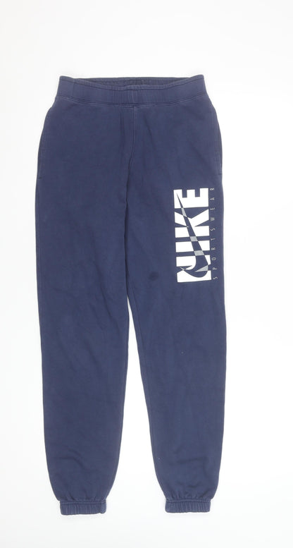 Mens UK Size XS Nike Regular Fit Jogger Blue Trousers