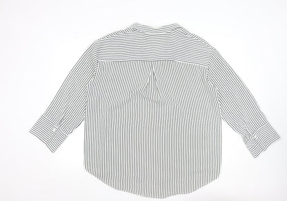 Womens UK Size S H&M White Tunic Blouse