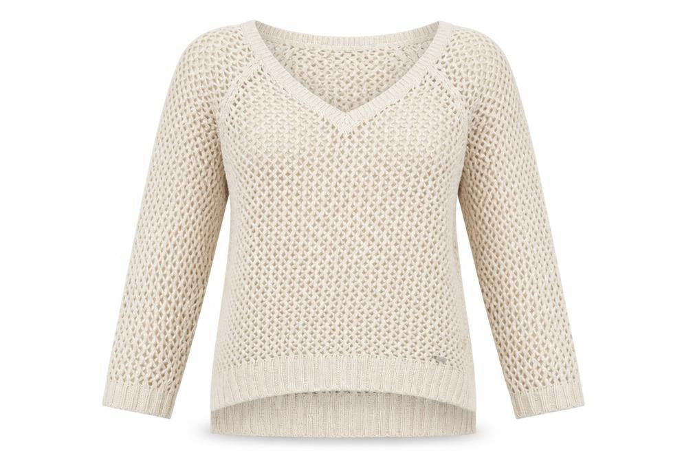 Womens UK Size M Abercrombie & Fitch Beige Pullover Jumper