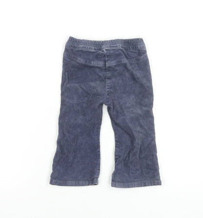United Colors of Benetton Blue Corduroy Baby Trousers 12 Months