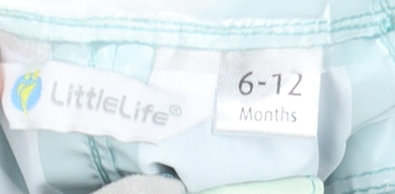 LittleLife Unisex Baby Blue Cloud Print Waterproof Hooded Snowsuit 6-12 Months