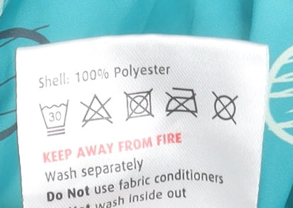 LittleLife Unisex Baby Blue Cloud Print Waterproof Hooded Snowsuit 6-12 Months