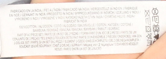 Primark Sesame Street Women's Blue XL Cropped Cookie Monster T-Shirt