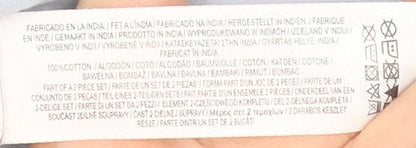 Primark Sesame Street Women's Blue XL Cropped Cookie Monster T-Shirt