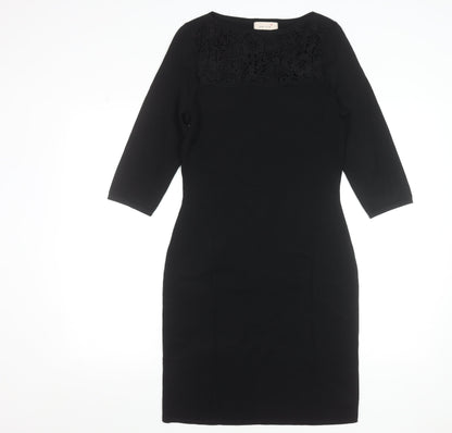 Marks and Spencer Women Black Size 10 Bodycon Knee Length Dress