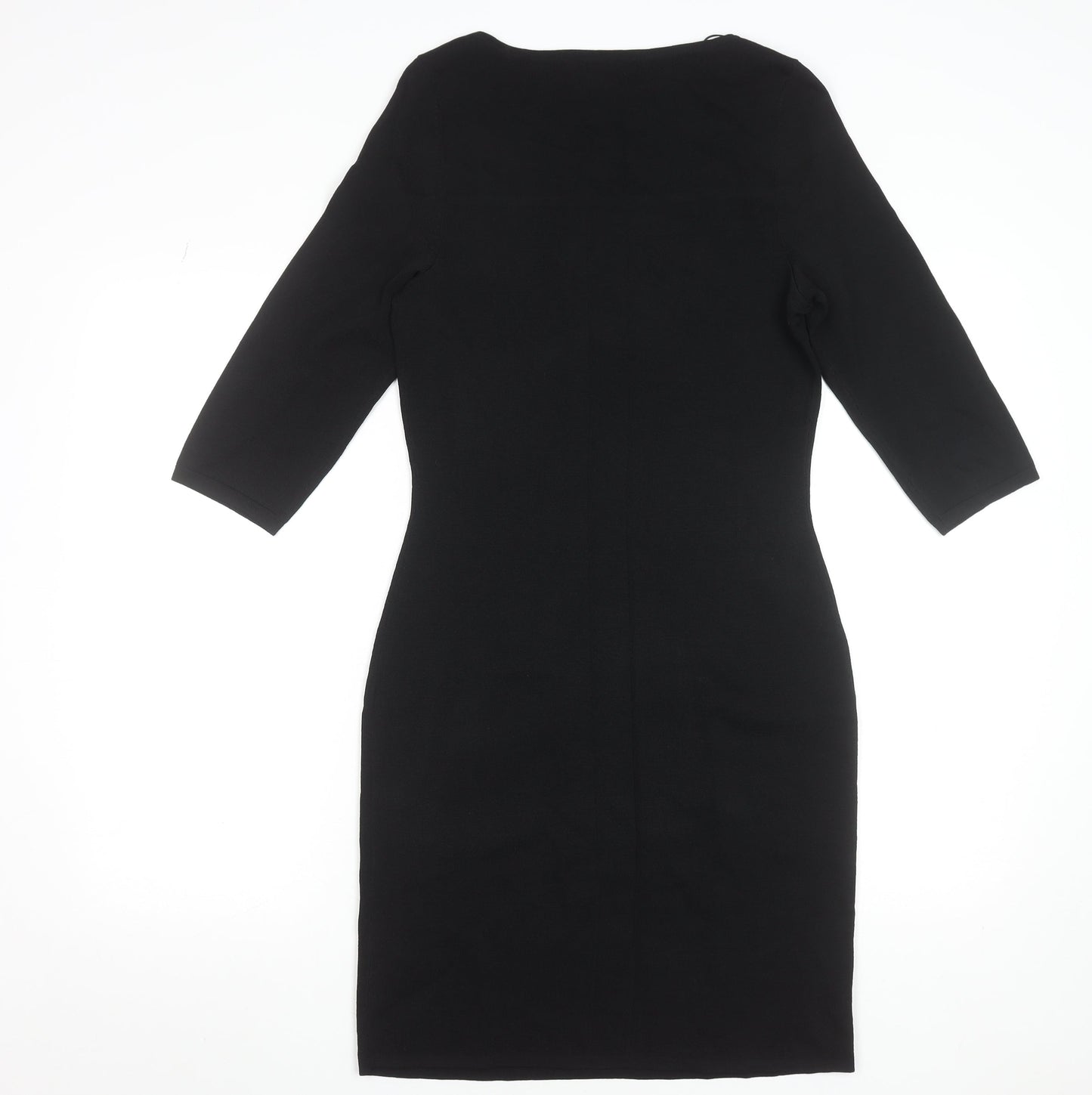 Marks and Spencer Women Black Size 10 Bodycon Knee Length Dress