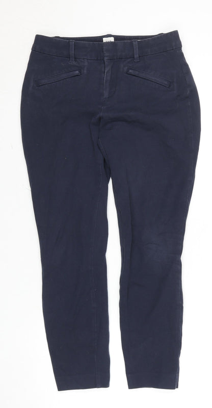 Gap Women’s Blue Curvy Signature Skinny Ankle Trousers Size 6
