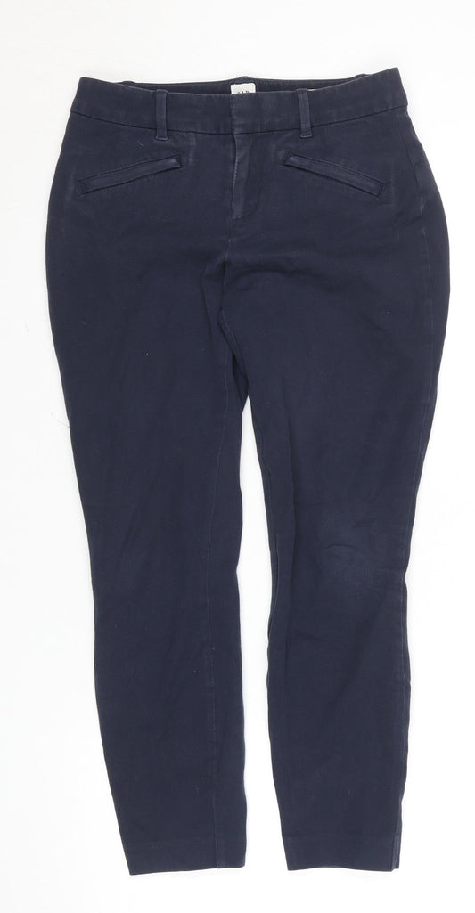 Gap Women’s Blue Curvy Signature Skinny Ankle Trousers Size 6