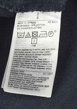 Gap Women’s Blue Curvy Signature Skinny Ankle Trousers Size 6