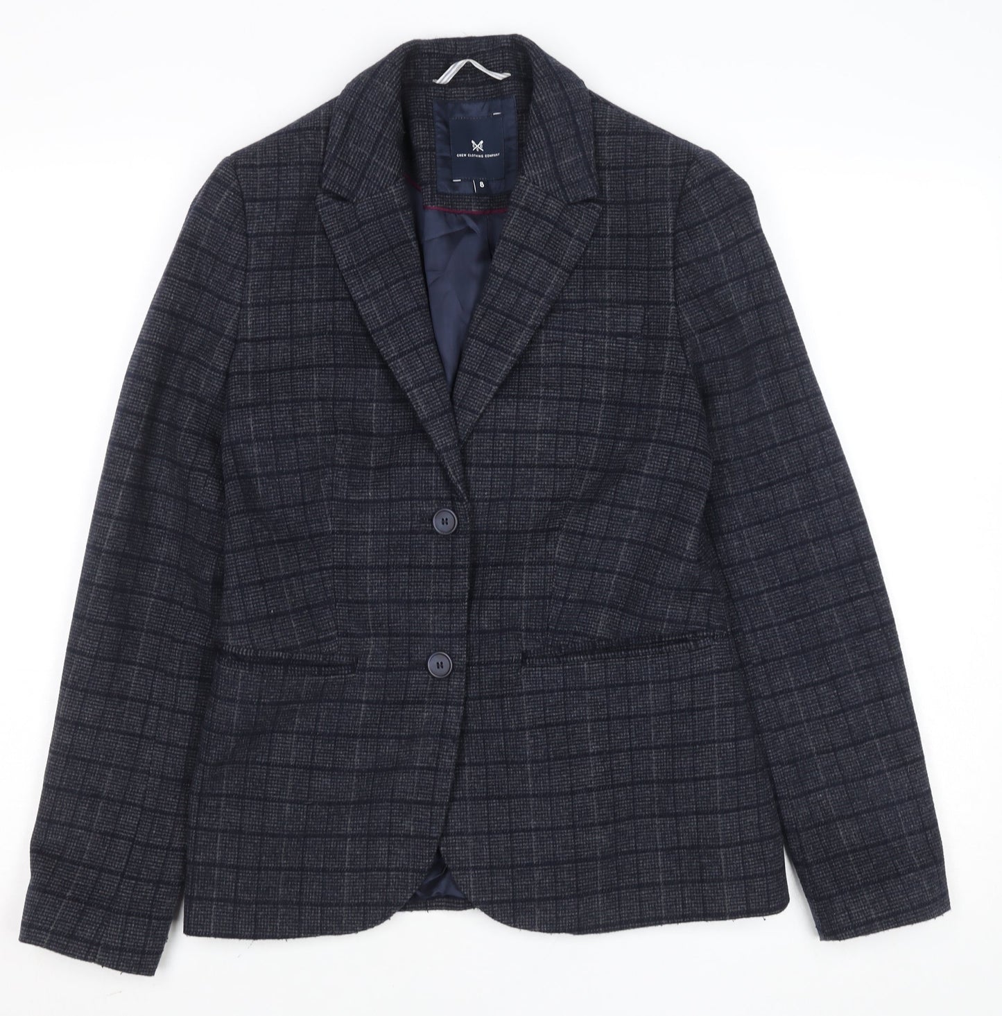 Womens UK Size 8 Crew Clothing Company Regular Grey Blazer