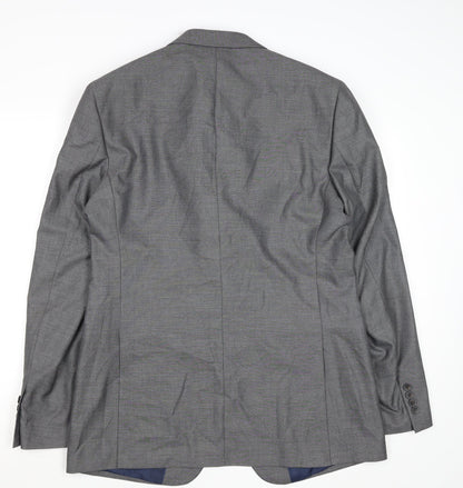 Mens UK Size 40 Marks and Spencer Regular Grey Suit Jacket
