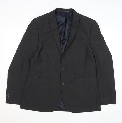 Mens UK Size 42 NEXT Regular Black Suit Jacket