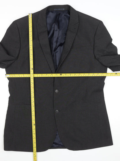 Mens UK Size 42 NEXT Regular Black Suit Jacket