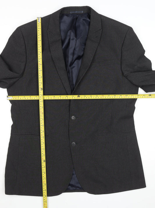 Mens UK Size 42 NEXT Regular Black Suit Jacket