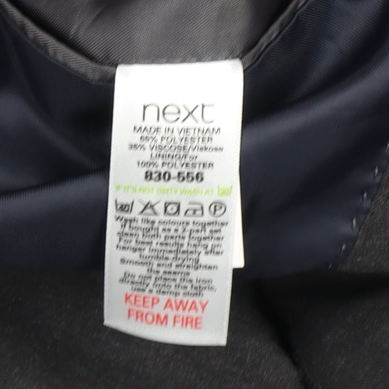 Mens UK Size 42 NEXT Regular Black Suit Jacket
