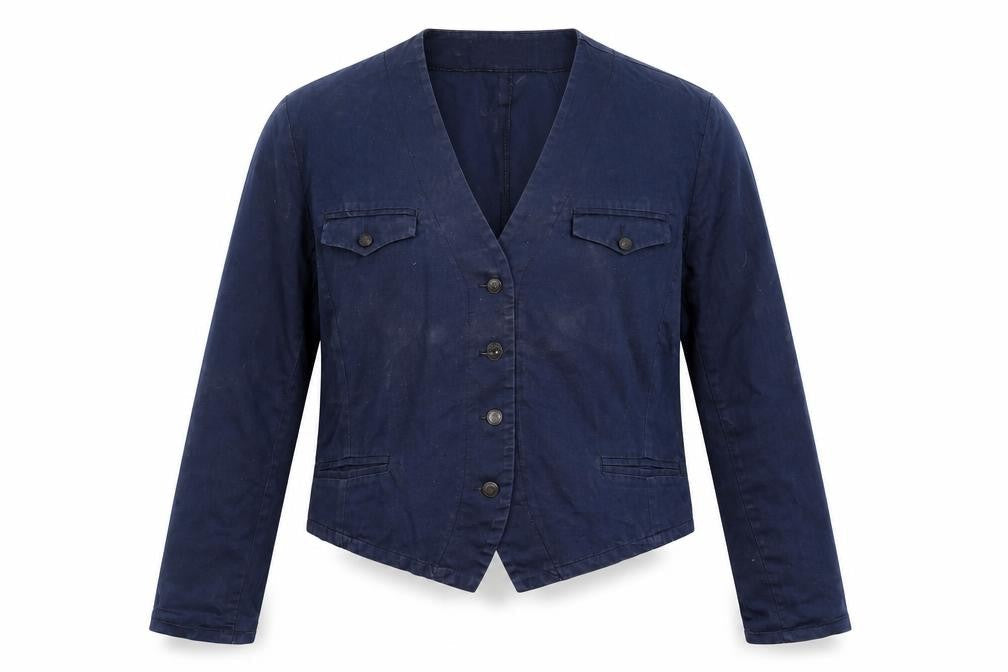 Womens UK Size L French Connection Blue Basic Jacket