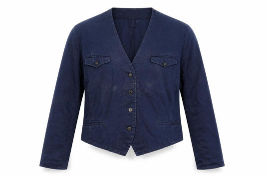 Womens UK Size L French Connection Blue Basic Jacket