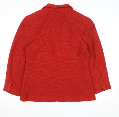 Womens UK Size 12 Louis Féraud Red Classic