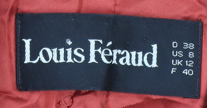Womens UK Size 12 Louis Féraud Red Classic