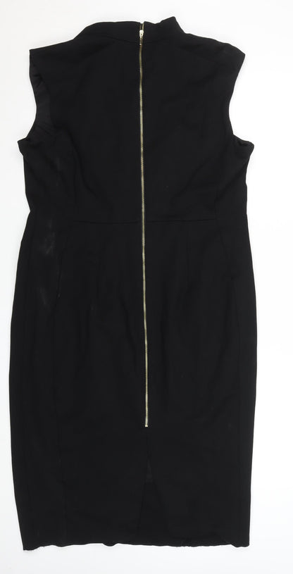 Marks and Spencer Women's Black Size 18 Sheath Work Dress