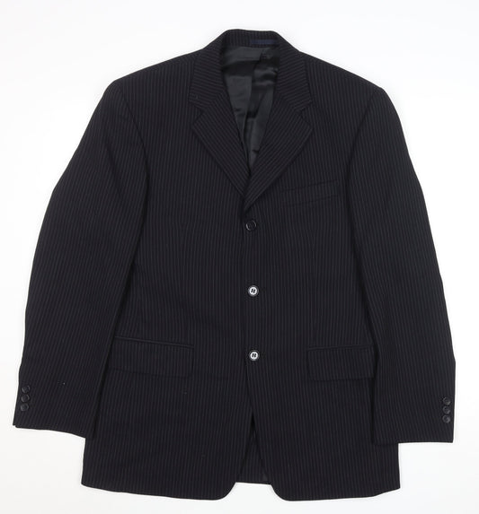 Mens UK Size 38 Unknown Regular Black Suit Jacket