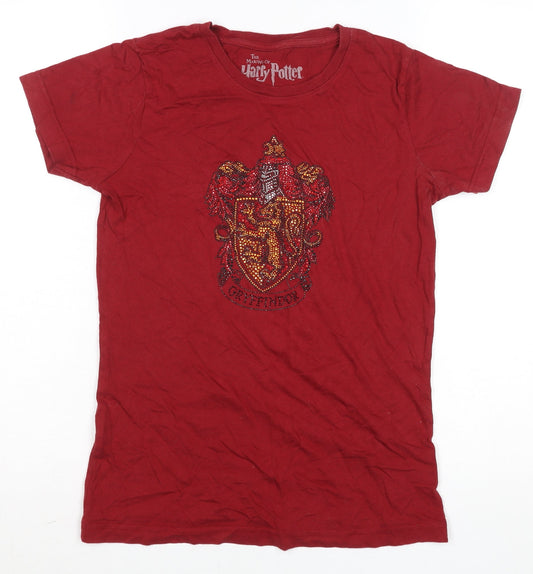 Warner Bros Men’s Red Gryffindor Harry Potter T-Shirt S