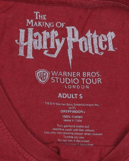 Womens UK Size S Warner Bros Studio Tour London Red Basic T-Shirt