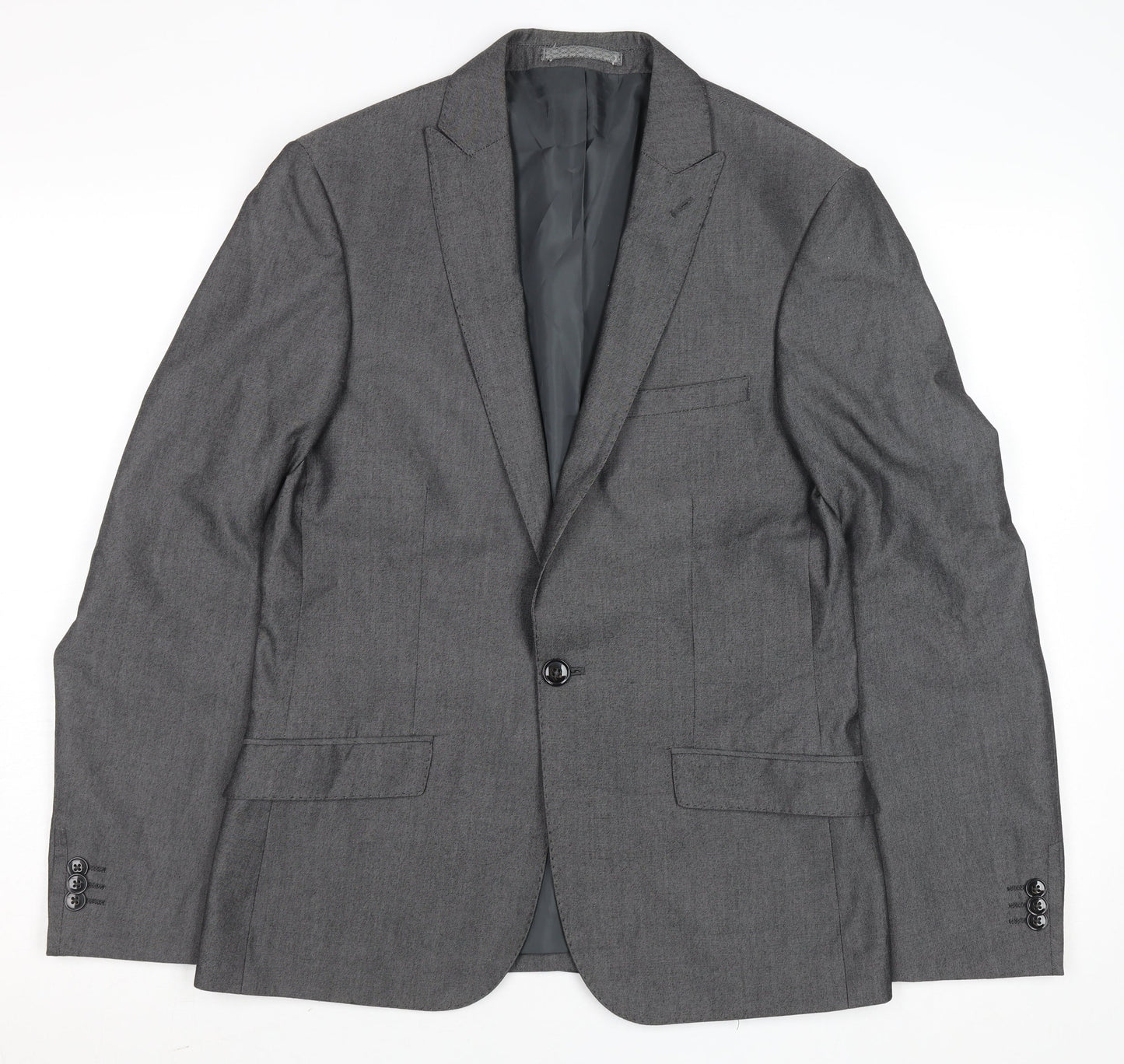 Mens UK Size 36 Marks and Spencer Regular Grey Suit Jacket
